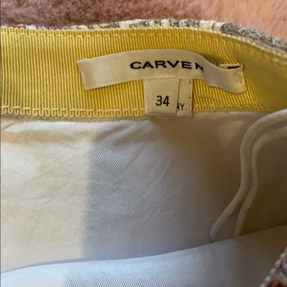 carven pairs map print skirt - Picture 3 of 10